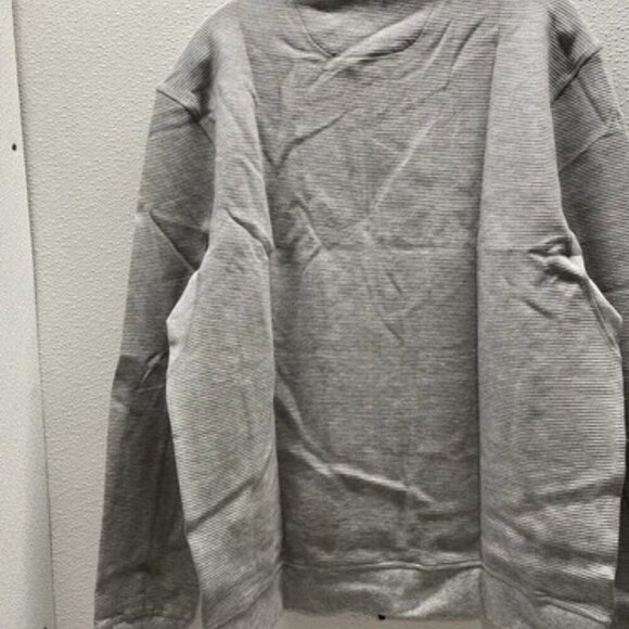 NEW JOHNNIE-O Mens Decker Baseball Jacket Size L Light Grey - Picture 3 of 13